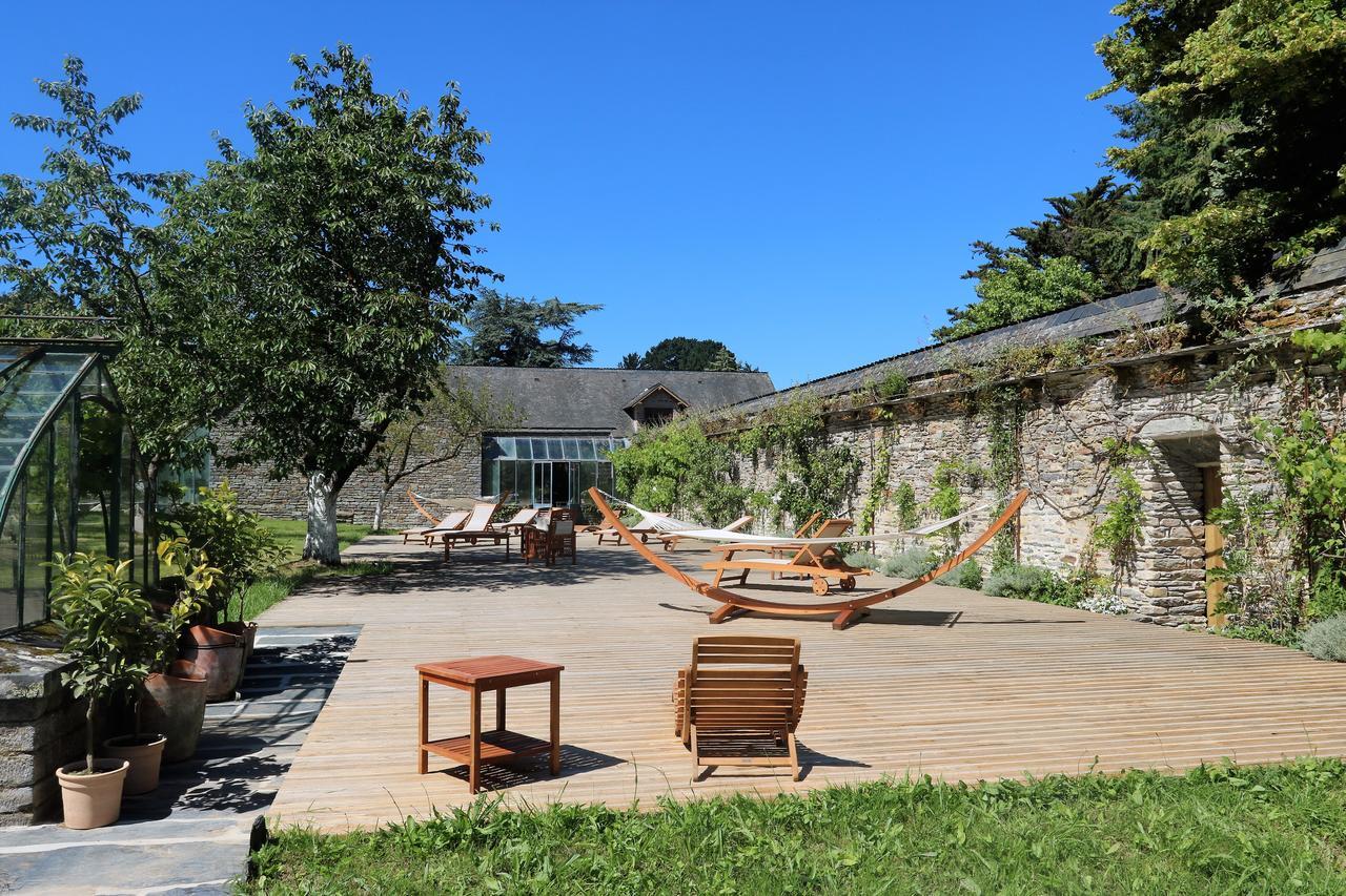 Cottage Du Manoir De Tregaray Sixt-sur-Aff Exterior foto